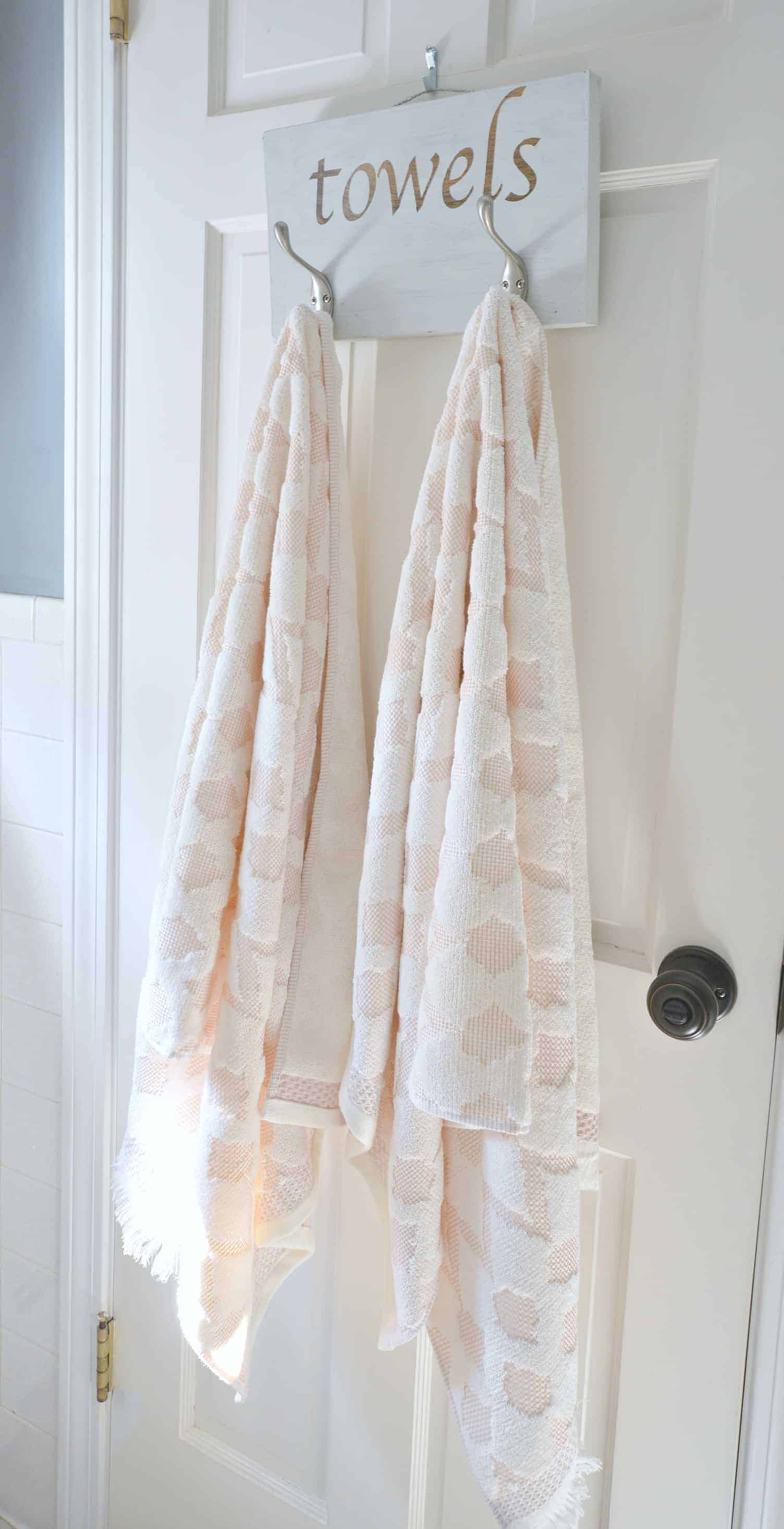 DIY Bathroom Towel Hook Rack - Wife in Progress